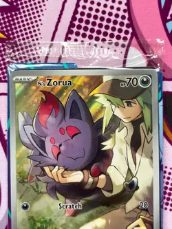 Pokemon TCG - N's Zorua SVP 189 - Black Star Promo - Journey Together - SEALED - Image 2