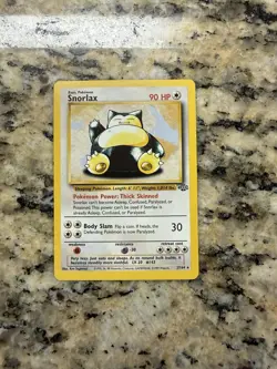 Pokemon Jungle Set Snorlax 27/64 Rare Non Holographic - Image 1
