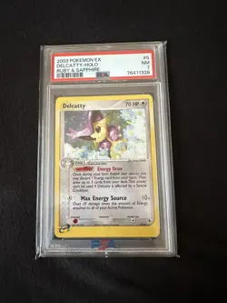 Pokemon PSA 7 NM EX Ruby & Sapphire Holo Delcatty 5/109 - Image 1