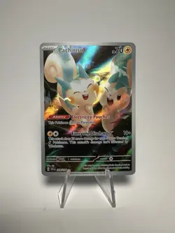 Pokemon Pachirisu Full Art Illustration Rare Holo #208/198 SV01 Scarlet & Violet - Image 1