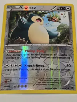 Snorlax 118/162 Uncommon XY BREAKthrough NM LP Pokemon TCG L38 - Image 2
