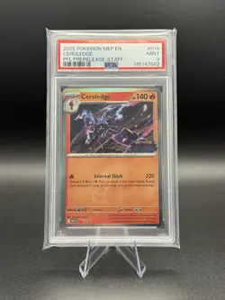 Pokemon Phantasmal Flames Prerelease Staff Promo PSA 9 Sequential Set Of 4 - Image 2