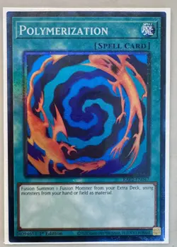 Yugioh! 1x Polymerization RA02-EN047 Collector's Rare 1st Ed NM - Image 1