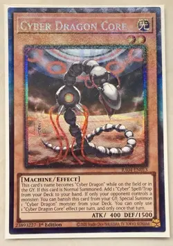 Cyber Dragon Core 1st Edition Prismatic Collector's Rare RA04-EN013 Yu-Gi-Oh - Image 1
