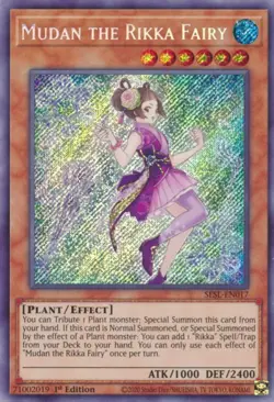 Mudan the Rikka Fairy-Secret Rare - 1st Edition - SESL-EN017 - Secret Slayers... - Image 1