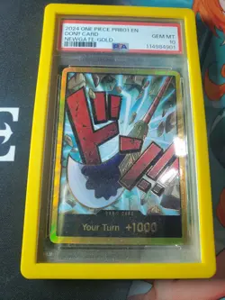 GOLD EDWARD NEWGATE DON!! Card One Piece PRB01 Premium THE BEST English PSA 10 - Image 2