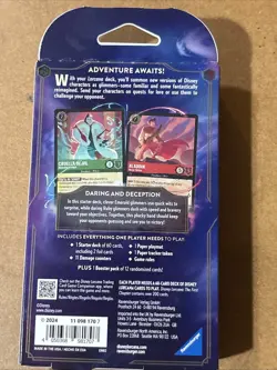 Disney LORCANA The First Chapter Starter Deck Emerald and Ruby SEALED New TCG 4050368981707 - Image 2