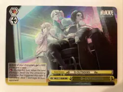 Weiss Schwarz GODDESS OF VICTORY: NIKKE - D-OUTSIDERS NIK/S117-E028R RRR ENGLISH - Image 1