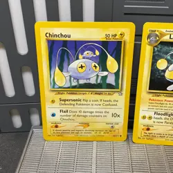 Chinchou 55/111 & Lanturn 38/111 Neo Genesis Set Lot Of 2 WOTC Pokemon Card - Image 2