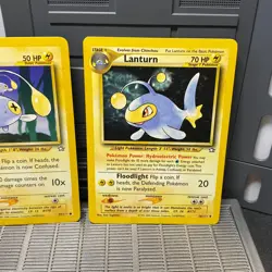 Chinchou 55/111 & Lanturn 38/111 Neo Genesis Set Lot Of 2 WOTC Pokemon Card - Image 3