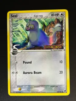 Pokemon TCG Seel EX Dragon Frontiers Stamped Holo Card 62/101 Common - Image 1