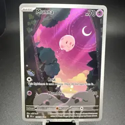 Pokemon TCG Munna Illustration Rare Black Bolt Card 116/086 Free Shipping - Image 1