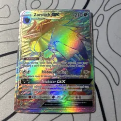 Pokemon Zoroark GX Secret Rare 77/73 Shining Legends Full Art Holo Card - Image 1