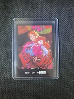 ONE PIECE HEROINES EDITION EB03 DON!! CARD (NAMI) FULL ART FOIL - Image 1