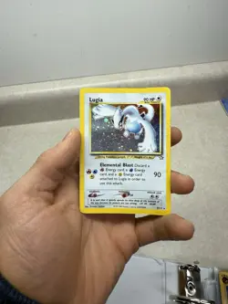 Pokemon TCG Lugia Neo Genesis Holo Rare Card 9/111 Vintage WOTC - Image 1