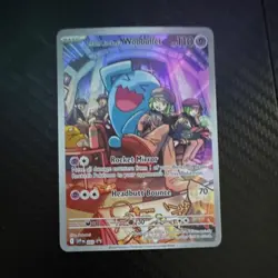 Pokemon Team Rocket's Wobbuffet Holo Promo 203 SVP Full Art Card 110 HP - Image 1