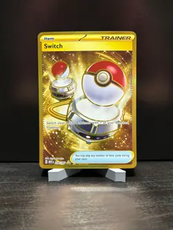 Pokemon TCG Switch 151 Holo Hyper Rare Card 206/165 Scarlet & Violet - Image 1
