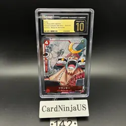 CGC PRISTINE 10 Franky ST01-010 C 25th Edition Parallel ONE PIECE Card Game 142 - Image 1