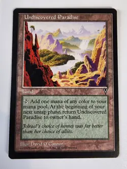 MTG NM Undiscovered Paradise Visions Pack Fresh. Magic The Gathering - Image 1