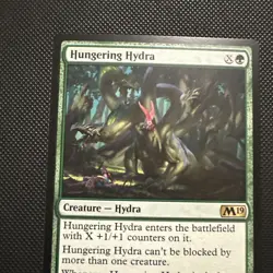 Hungering Hydra #189 2019 Core Set 2019 M19 Magic MTG - Image 3