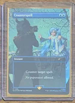MTG Counterspell (1589) Rainbow Foil Hatsune Miku Secret Lair Drop NM - Image 2