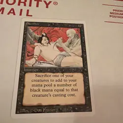 NP MINT!! MTG Sacrifice THIRD Edition! - Image 2