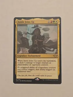 Annie Joins Up Outlaws of Thunder Junction Regular NM-M Unplayed MTG 0191 - Image 1