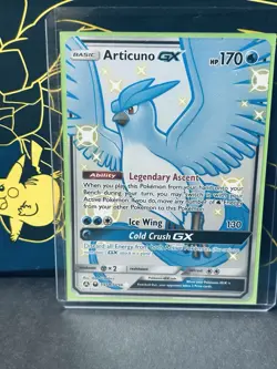 Articuno GX SV54/SV94 Hidden Fates Shiny Vault Holo Pokemon Card NM Condition - Image 1