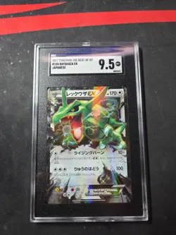 2017 Pokemon The Best Of XY #104 Rayquaza EX Japanese SGC 9.5 - Image 1
