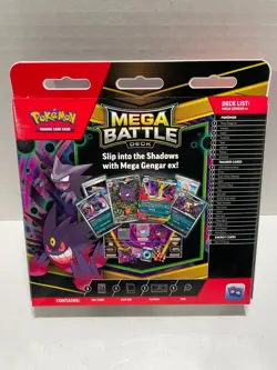 Pokemon Mega Battle Deck Mega Gengar EX & Haunter English Set - Image 2