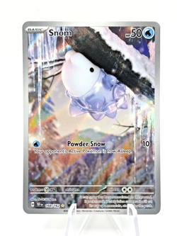 Snom 168/162 Illustration Rare IR Pokemon TCG Sv05 Temporal Forces - Image 1