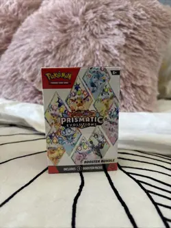 Pokemon TCG: S&V Prismatic Evolutions Booster Bundle (6pks) Factory Sealed - Image 1