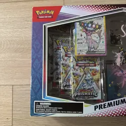 ✅Pokemon TCG Prismatic Evolutions Premium Figure Collection✅Creased Box. - Image 2