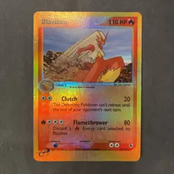 Blaziken 15/109 Pokemon TCG Ruby and Sapphire Reverse Holo MP - Image 1