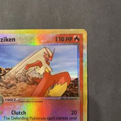 Blaziken 15/109 Pokemon TCG Ruby and Sapphire Reverse Holo MP - Image 3
