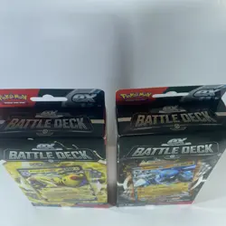 Pokemon TCG EX Battle Deck X 2 Lucario and Ampharos. Factory Sealed, New - Image 4