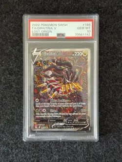 Pokemon TCG Giratina V Lost Origin 186/196 - PSA 10 - Image 1