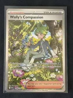 2025 Pokemon Mega Evolution Wally's Compassion Special Illustration Rare 186/132 - Image 1