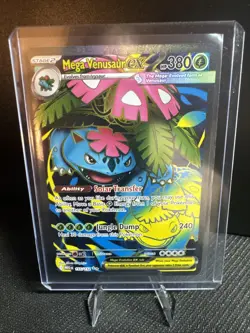Pokemon TCG Mega Evolution Mega Venusaur ex #155/132 Full Art Ultra Rare NM - Image 1