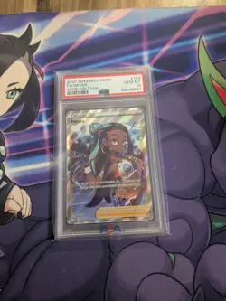 PSA 10 Nessa Full Art Trainer 183/185 Vivid Voltage Pokemon - Image 1