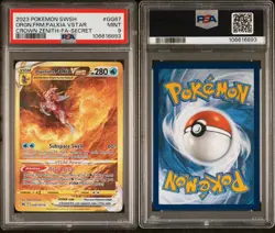 2023 Pokemon SWSH Origin Forme Palkia V Star #GG67 Crown Zenith FA PSA 9 - Image 3