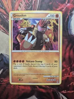 Groudon Holo Rare Pokemon Call of Legends 6/95 MP - Image 1