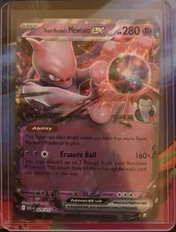 Pokemon TCG - Team Rockets Mewtwo ex 079/217 Double Rare Ascended Heroes English - Image 1