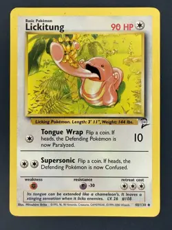 Lickitung 48/130 Pokemon Base Set 2 Uncommon - Image 1