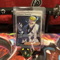 Pokemon TCG Colress's Tenacity 087/064 Shrouded Fable Ultra Rare Trainer NM+ - Image 1
