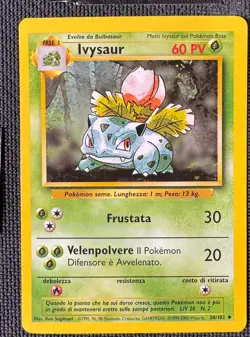 IVYSAUR 30/102 UNCOMMON BASE SET POKEMON MP - Image 1