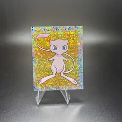 Mew Merlin Pokemon Album Stickers Silver Prism #S25 1999 - Image 1