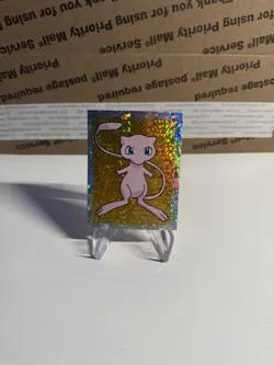 Mew Merlin Pokemon Album Stickers Silver Prism #S25 1999 - Image 1