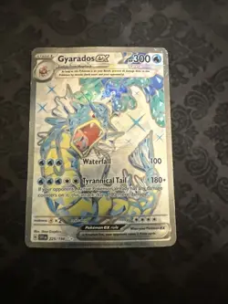 Pokemon TCG Gyarados ex Scarlet & Violet Base Set 225/198 Holo Ultra Rare - Image 1