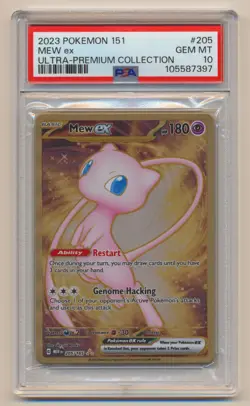 PSA 10 Pokemon 151 Ultra Premium Collection Promo METAL Mew EX 205/165 GEM MINT! - Image 1